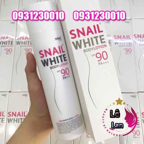 snail white body cream